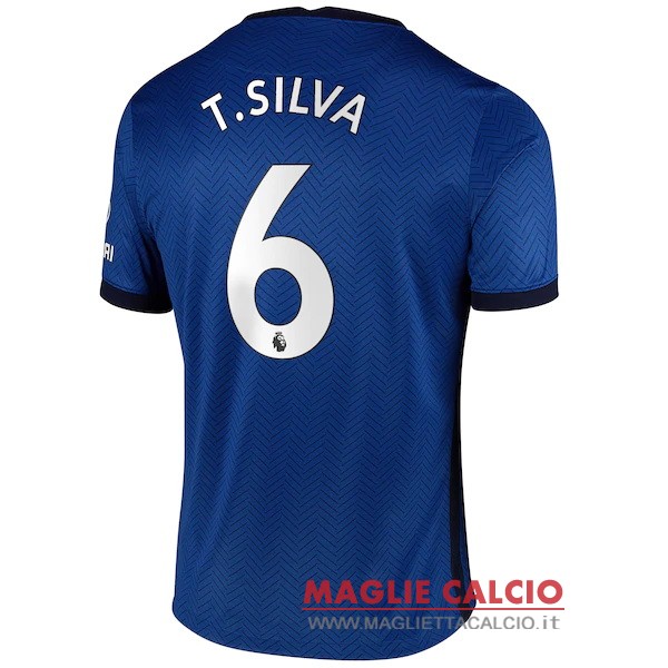 nuova maglietta chelsea 2020-2021 t. silva 6 prima